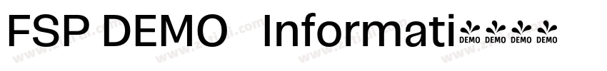 FSP DEMO   Informati字体转换